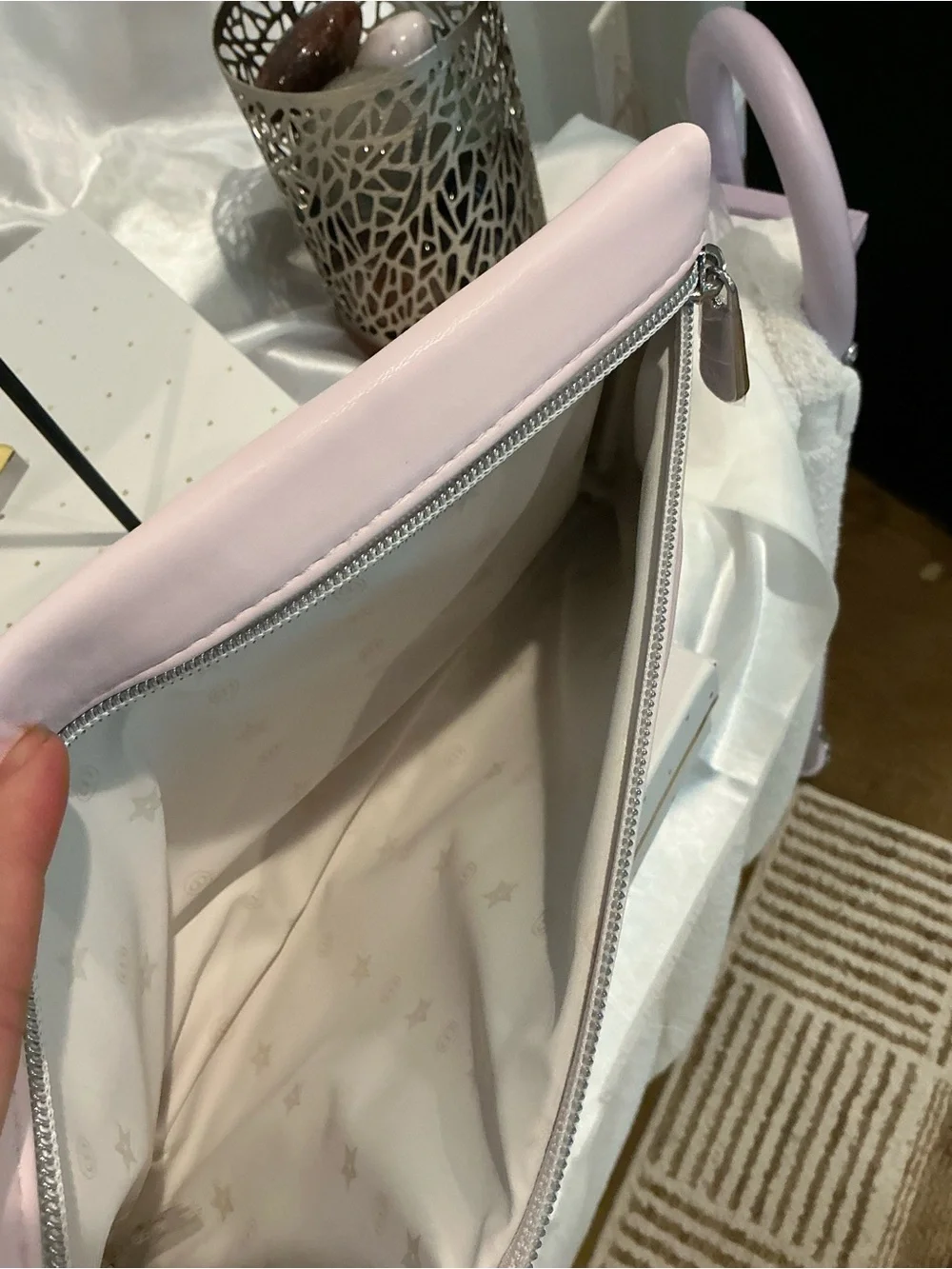 Dior PARFUMS Cosmetic Pouch Gift with Purchase NIB Light Pink